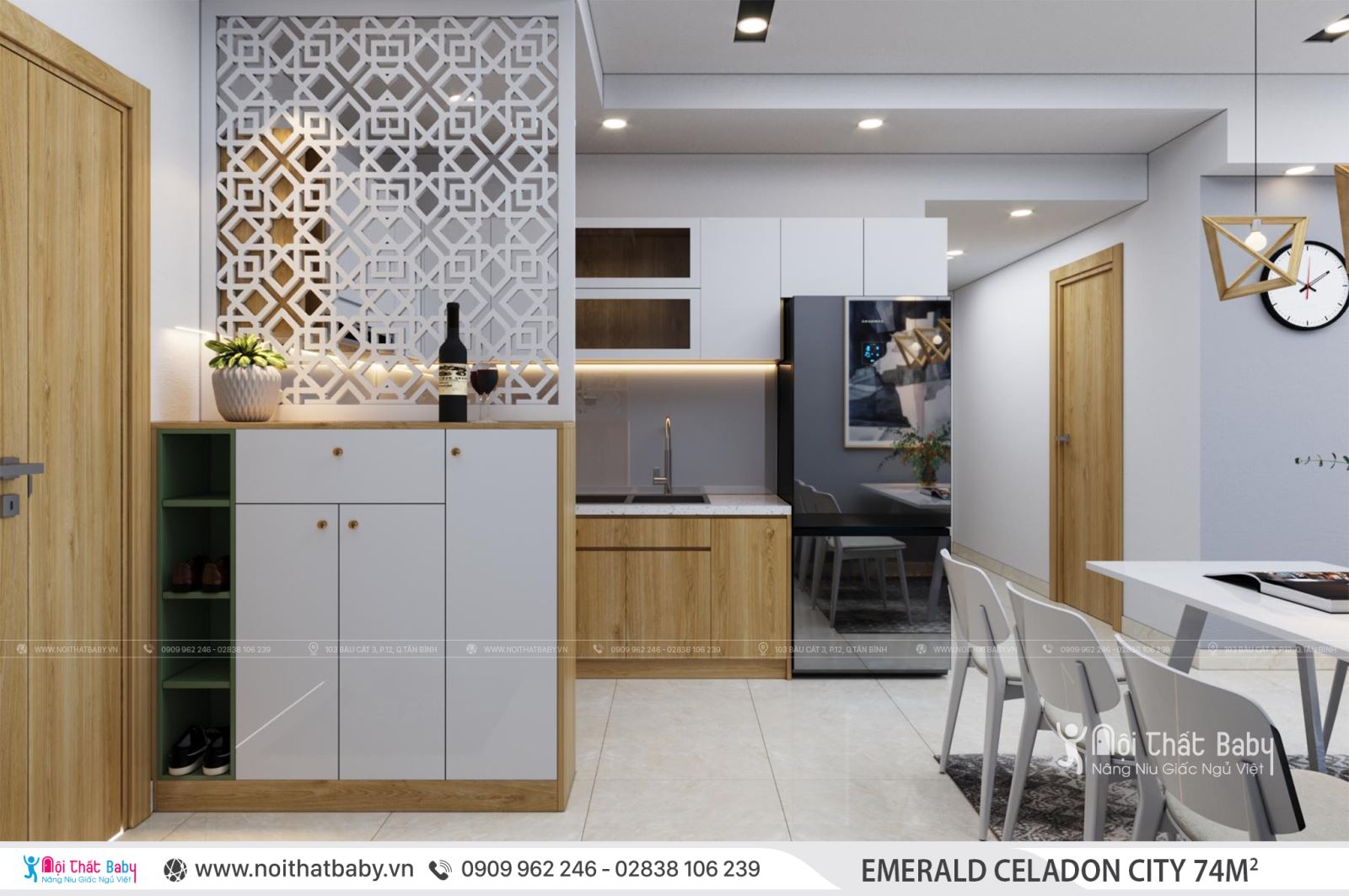 Tổng hợp các mẫu thiết kế nội thất Chung cư Emerald Celadon City